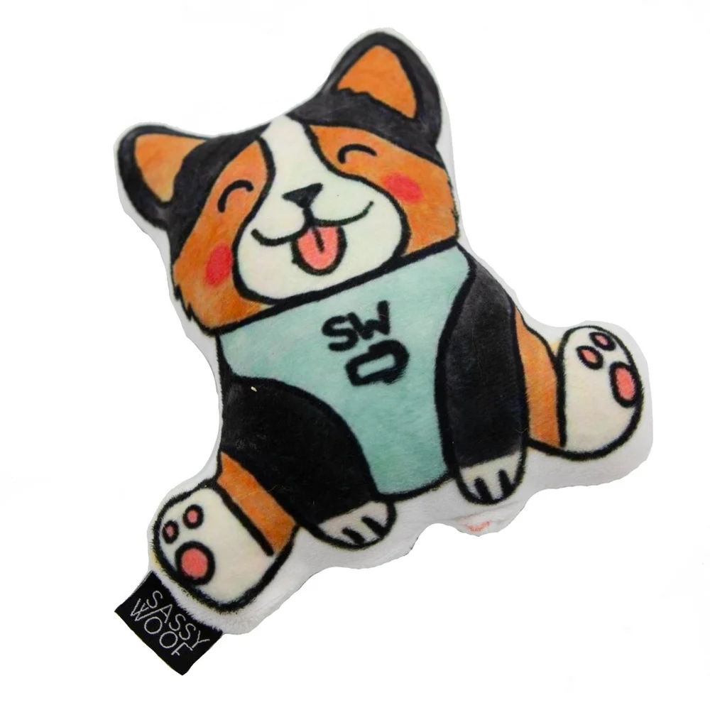 Sassy Woof Corgi Squeaky Dog Toy